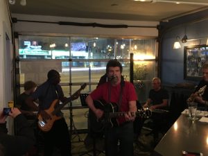 Band playing at The Station